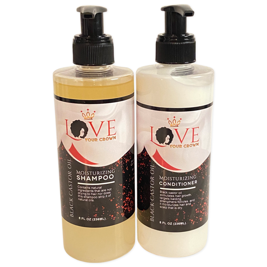 Black Castor Oil Moisturizing Shampoo and Conditioner